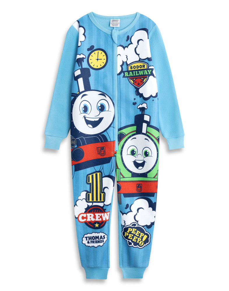 Thomas and Friends Multi Crew Boys Blue Onesie