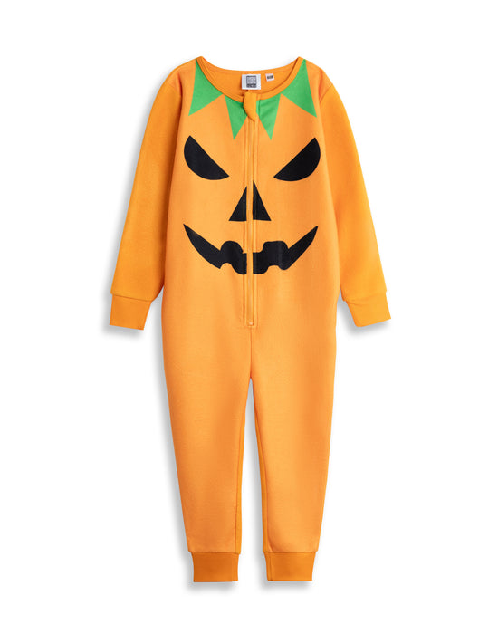 Show Me The Merch Pumpkin Unisex Kids Orange Onesie