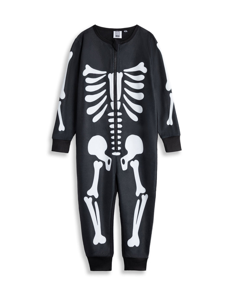 Show Me The Merch Skeleton Unisex Kids Black Onesie