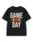 Show Me The Merch Game Day Unisex Kids Black Short Sleeved T-Shirt
