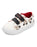 Disney All Over Print Boys White Velcro Trainers