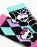 Monster High Skulls and Stripes Girls Multicoloured Calf Socks Set of 5