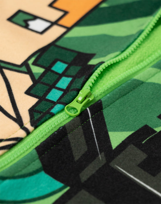 Minecraft Creeper Boys Green Onesie