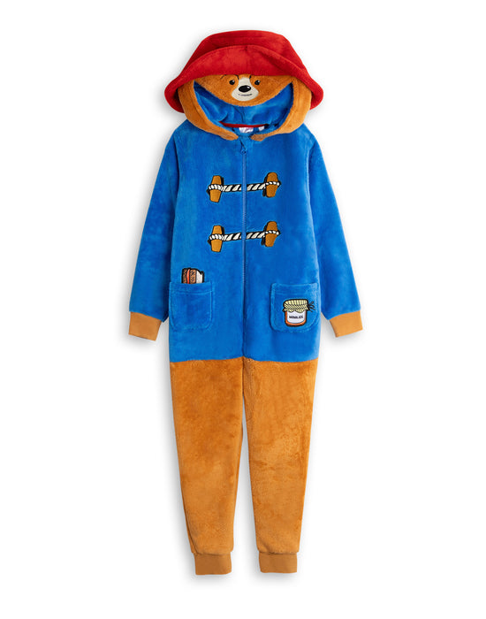 Paddington Bear Character Unisex Kids Blue Onesie
