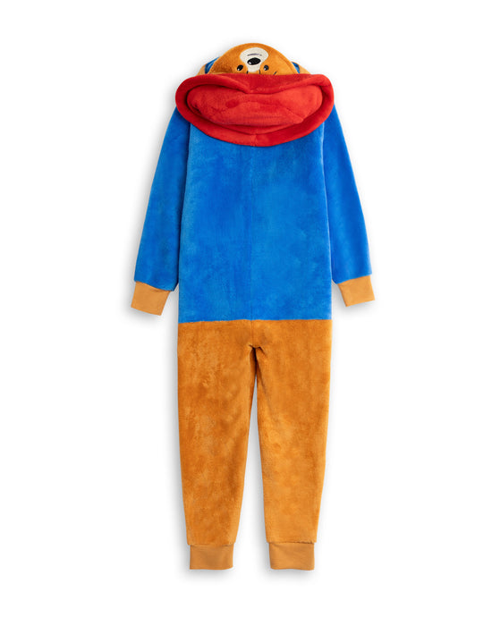 Paddington Bear Character Unisex Kids Blue Onesie