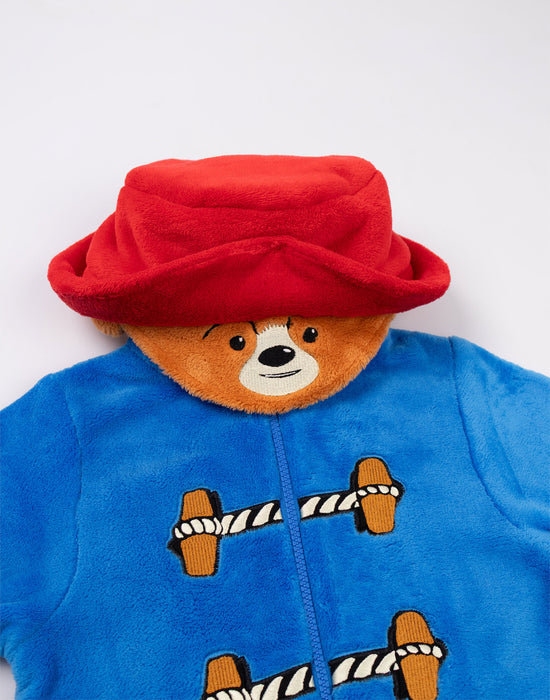 Paddington Bear Character Unisex Kids Blue Onesie