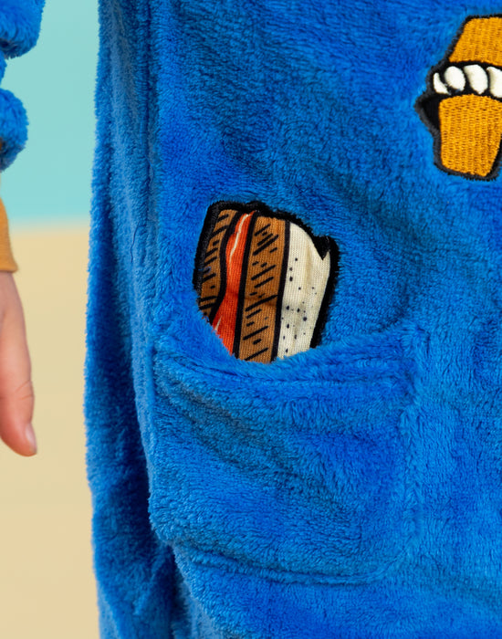 Paddington Bear Character Unisex Kids Blue Onesie