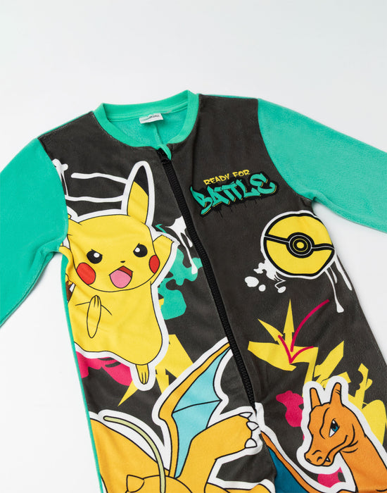 Pokemon Pikachu Boys Multicoloured Onesie