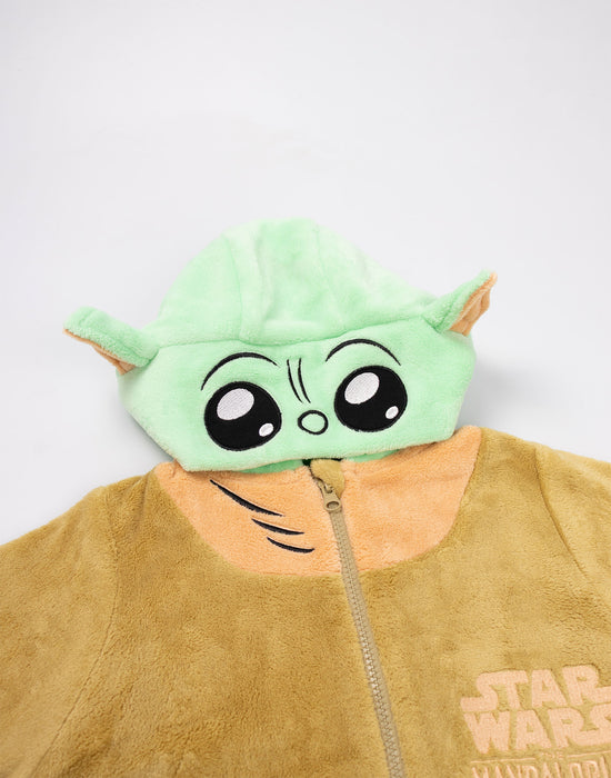 Star Wars Grogu Unisex Kids Green Onesie