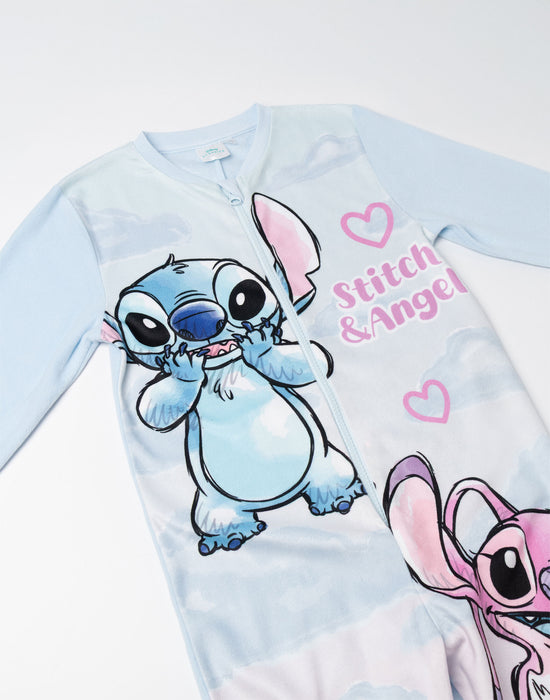 Disney Stitch Girls Blue Onesie