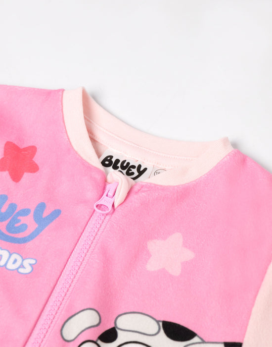 Bluey Character Girls Pink Onesie