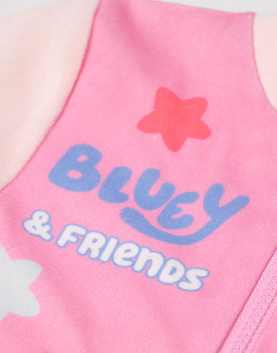 Bluey Character Girls Pink Onesie