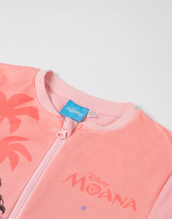 Disney Moana Girls Pink Onesie