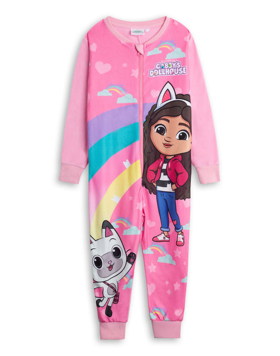 Gabby's Dollhouse Character Girls Pink Onesie