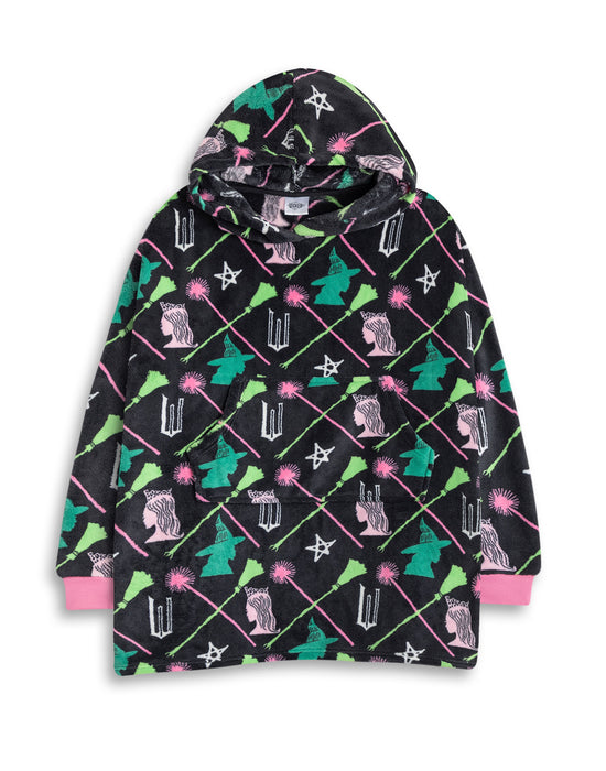 Wicked Character Girls Multicoloured Blanket Hoodie