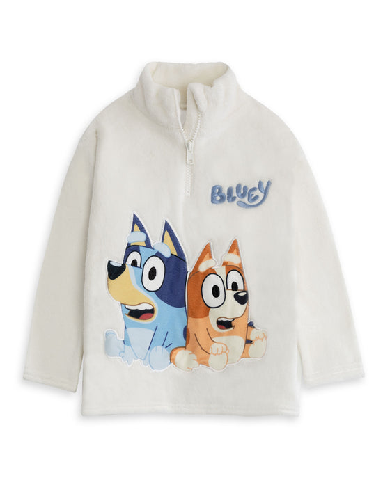 Bluey Character Boys Blue Long Sleeve Long Leg Pyjama and Jumper 3 Piece Set