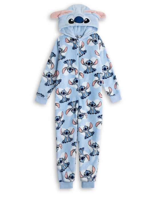 Disney Stitch Girls Blue Onesie