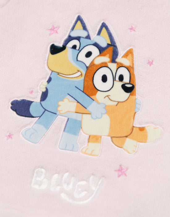 Bluey Character Girls Pink Long Sleeve Long Leg Pyjama Set
