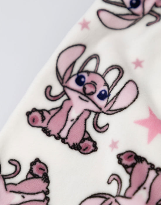 Lilo & Stitch Angel Girls Pink Long Sleeve Long Leg Pyjama Set
