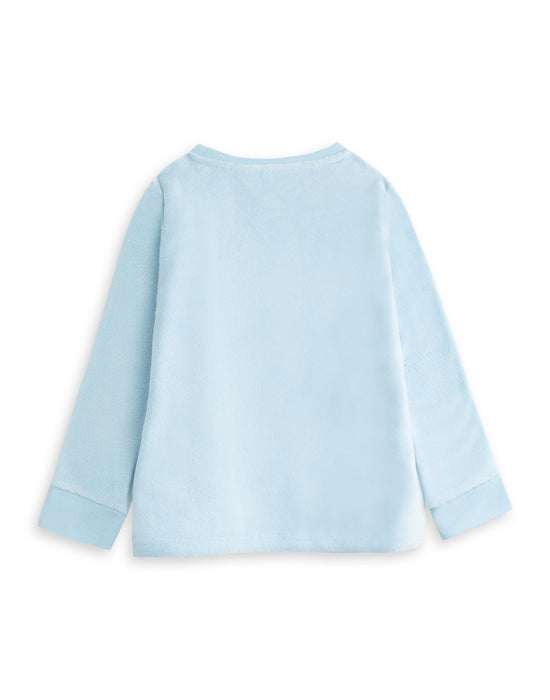 Lilo & Stitch Character Girls Blue Long Sleeve Long Leg Pyjama Set