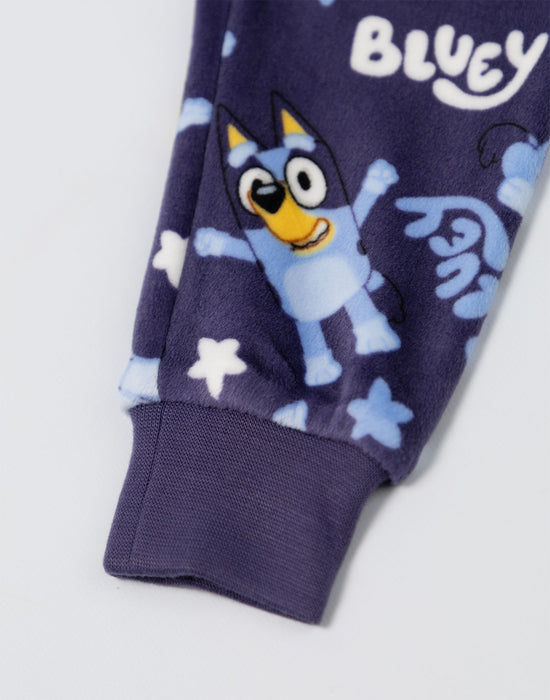 Bluey Character Boys Blue Long Sleeve Long Leg Pyjama Set