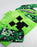 Minecraft Creeper Boys Green Long Sleeve Long Leg Pyjama and Jumper 3 Piece Set