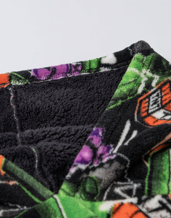 Minecraft Creeper Boys Multicoloured Blanket Hoodie