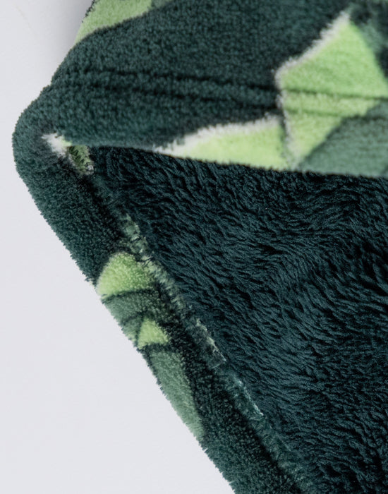 Minecraft Creeper Boys Green Blanket Hoodie