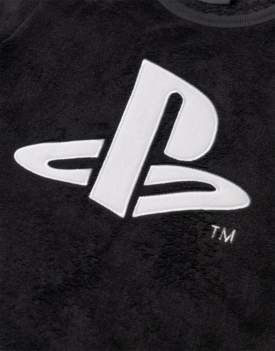 PlayStation Logo Boys Black Long Sleeve Long Leg Pyjama Set