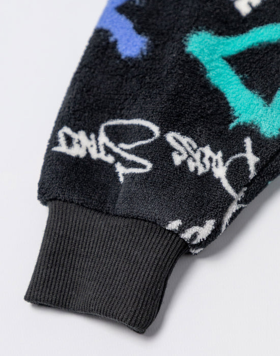 PlayStation Logo Boys Black Blanket Hoodie
