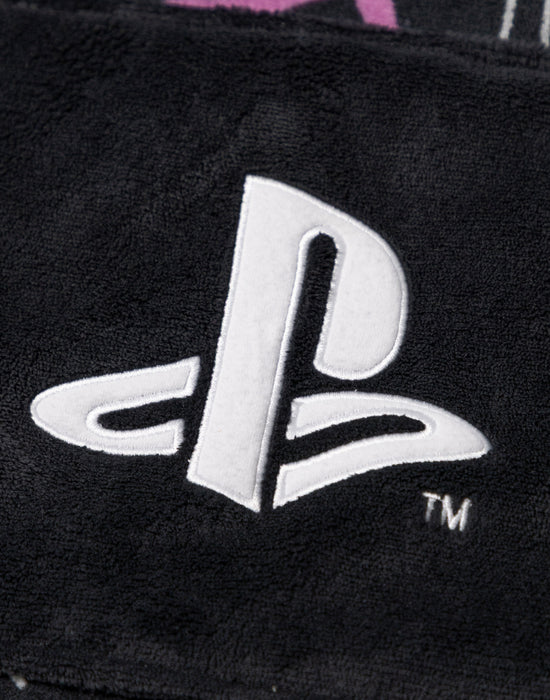 PlayStation Logo Boys Black Blanket Hoodie