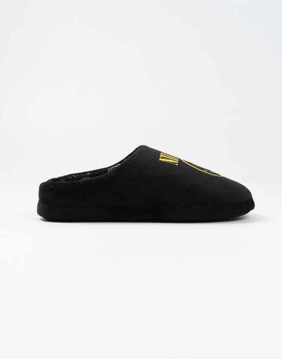 Nirvana Logo Unisex Kids Black Mule Slippers