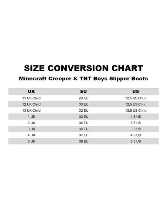 Minecraft Grafitti All Over Print Boys Multicoloured Slipper Boots