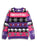 Monster High SKull & Snowflake Fairisle Girls Multicoloured Christmas Jumper
