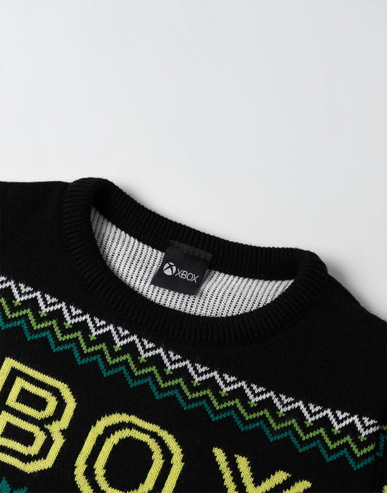 Xbox Logo Boys Multicoloured Christmas Jumper