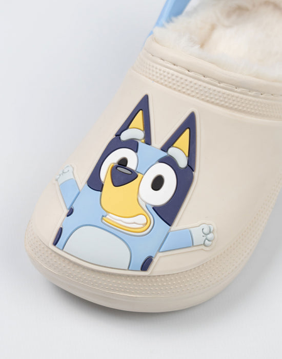Bluey Multi Character Fur Lined Unisex Kids Multicoloured Clogs