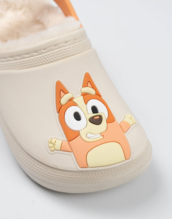 Bluey Multi Character Fur Lined Unisex Kids Multicoloured Clogs