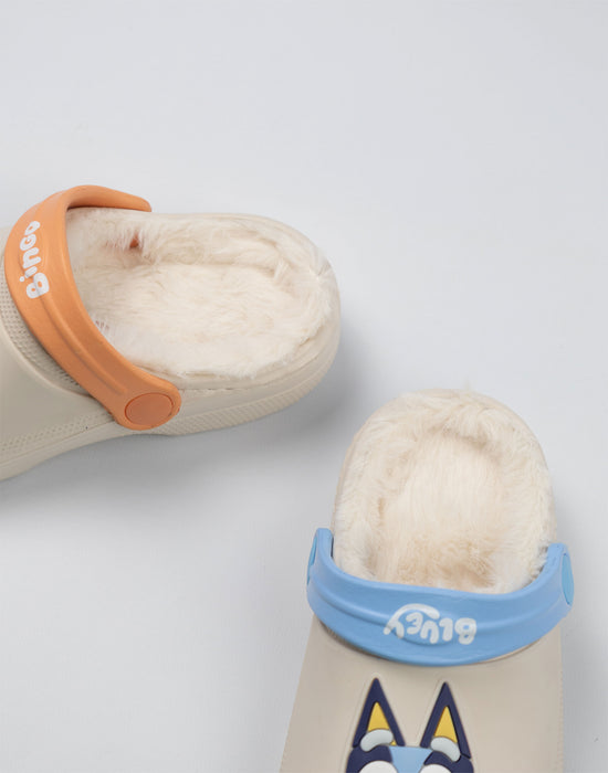 Bluey Multi Character Fur Lined Unisex Kids Multicoloured Clogs