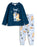 Bluey Family Unisex Kids Navy Long Sleeve Long Leg Pyjama Set