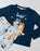 Bluey Family Unisex Kids Navy Long Sleeve Long Leg Pyjama Set