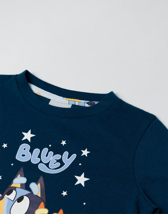 Bluey Family Unisex Kids Navy Long Sleeve Long Leg Pyjama Set