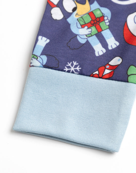 Bluey Christmas Unisex Kids Multicoloured Long Sleeve Long Leg Pyjama Set