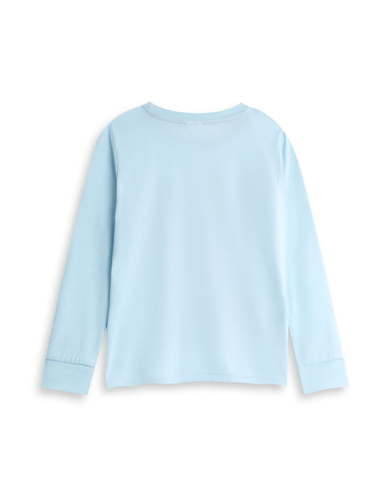 Lilo & Stitch Christmas Unisex Kids Blue Long Sleeve Long Leg Pyjama Set