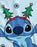 Lilo & Stitch Christmas Unisex Kids Blue Long Sleeve Long Leg Pyjama Set