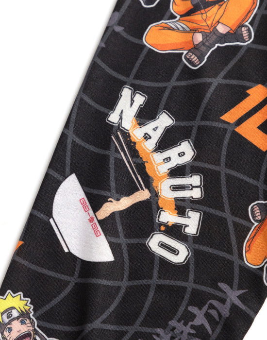 Naruto Character Boys Multicoloured Long Sleeve Long Leg Pyjama Set