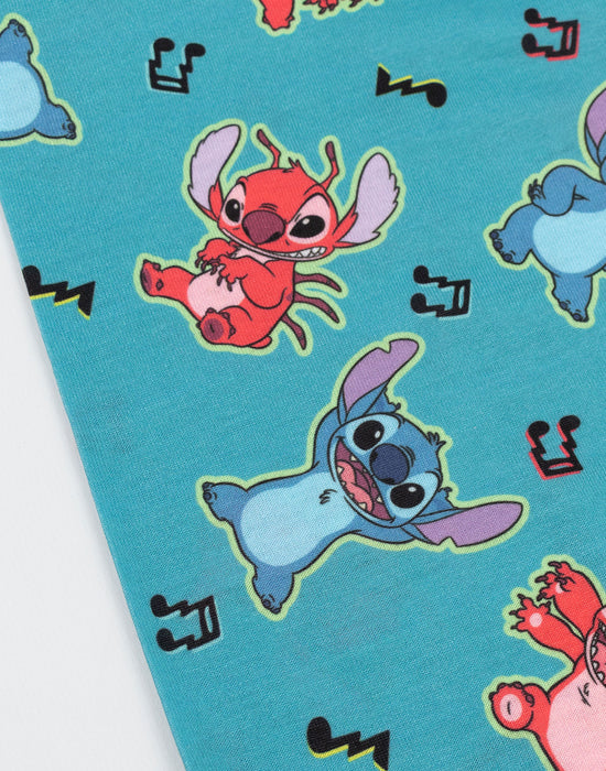 Lilo & Stitch Character Boys Navy Long Sleeve Long Leg Pyjama Set