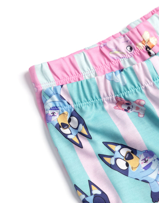 Bluey Character Girls Multicoloured Long Sleeve Long Leg Pyjama Set