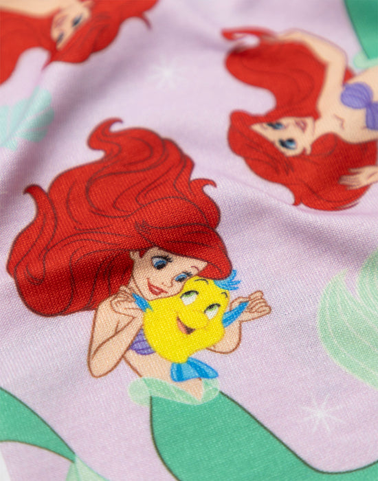 Disney The Little Mermaid Character Girls Blue Long Sleeve Long Leg Pyjama Set