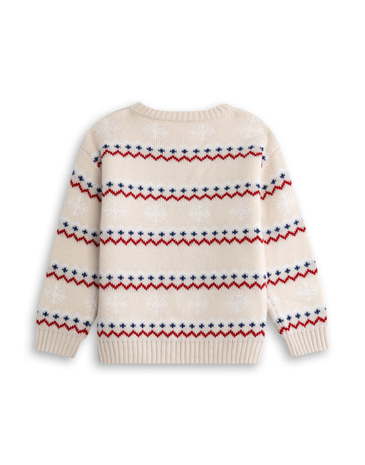 Bluey Family Kids Beige Christmas Jumper