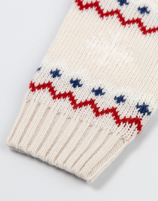 Bluey Family Kids Beige Christmas Jumper